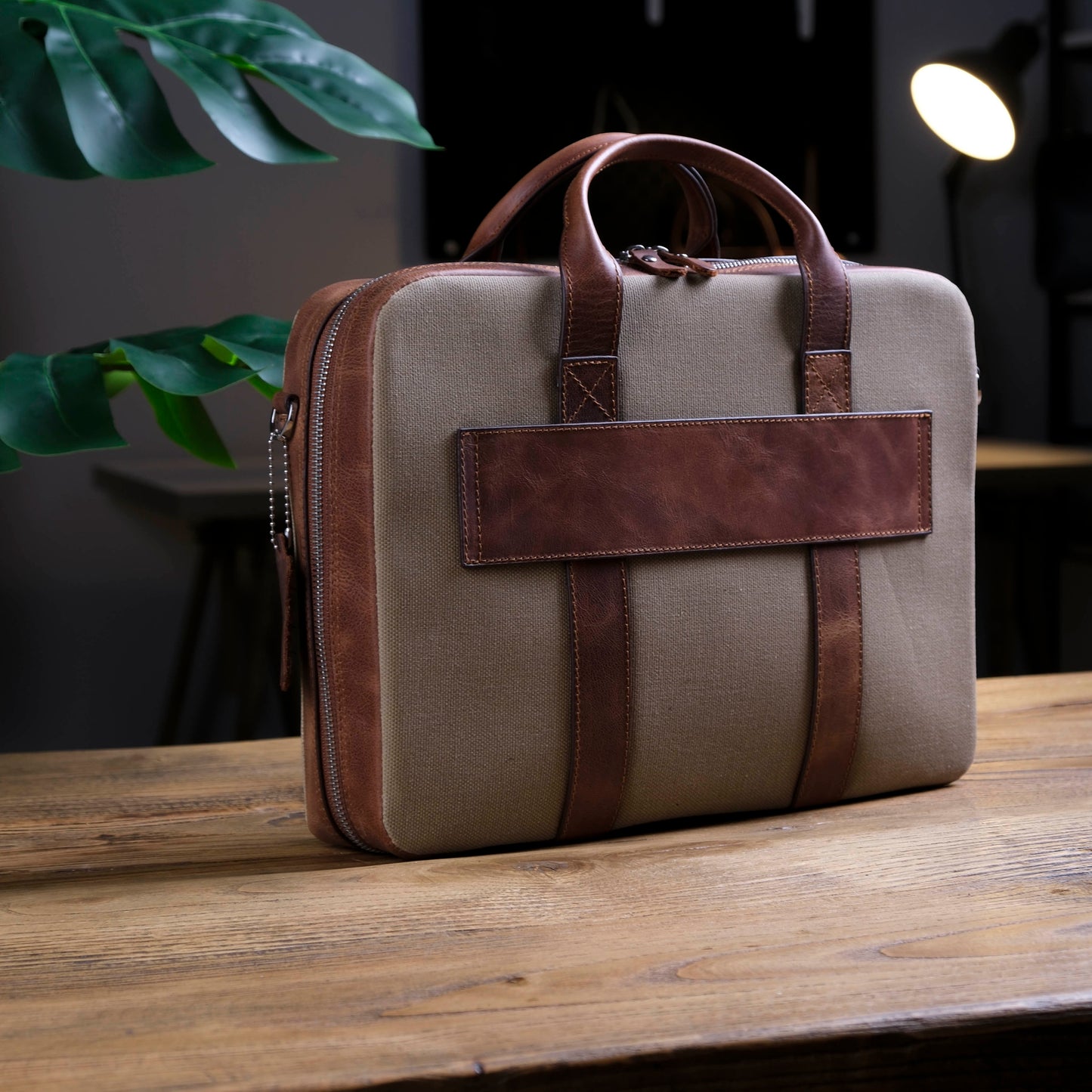 Hakiki Deri Prime Organizer Laptop Çantası