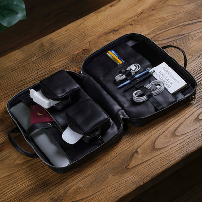 Hakiki Deri Prime Organizer Laptop Çantası